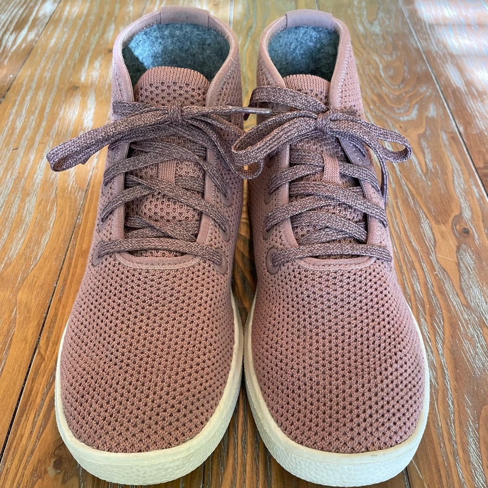 Allbirds Women's Lace-Up Tree Toppers Sneakers in Mauve